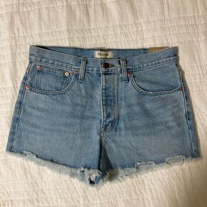 Madewell relaxed denim shorts New with Tags 29